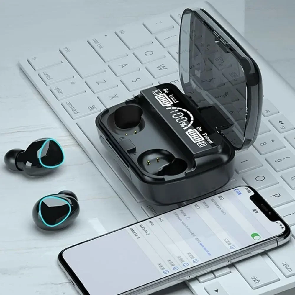 Wireless Bluetooth Digital Earbuds V5.3 Noise Cancelling IP7 Waterproof  NIB